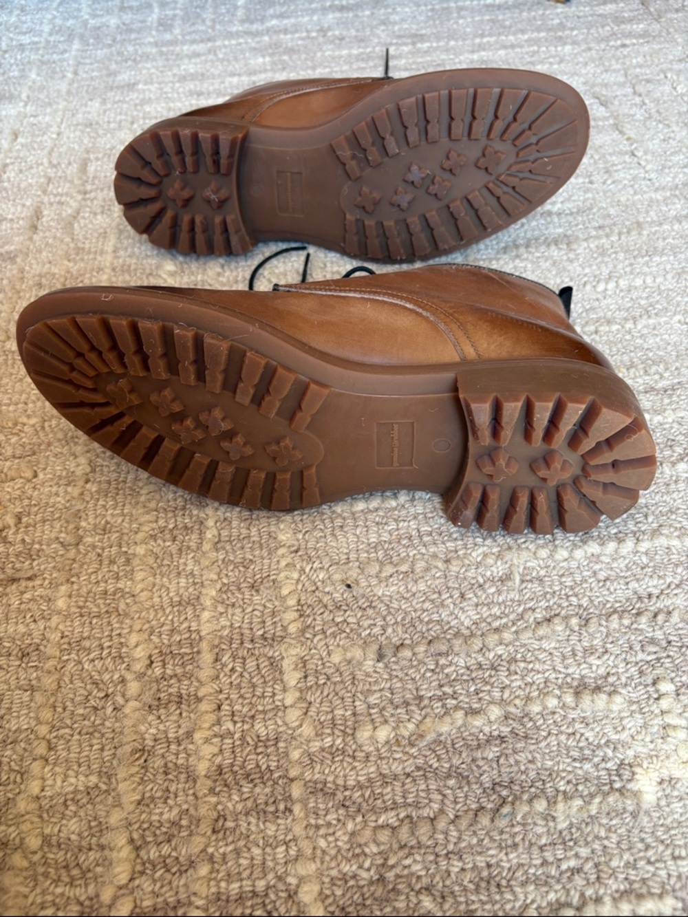 Brooks Brothers Tan/Brown Leather Chukka Boots - Picture 8 of 9